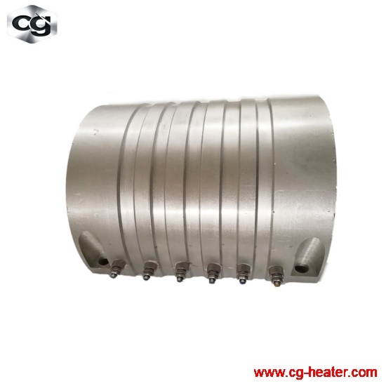 Aluminum band cast-in heater