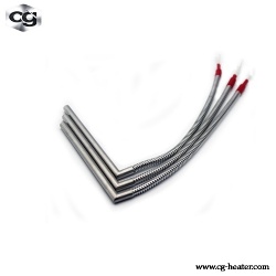 Right Angle Metal Hose Cartridge Heater