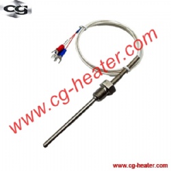 M8 M12 waterproof stainless steel thermocouple K type PT100 temperature sensor