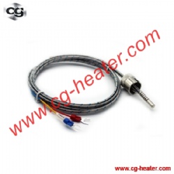 Compression spring thermocouple K-type temperature sensor M6/M8 screw probe